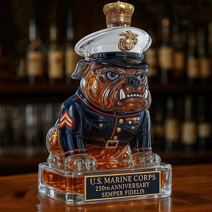 U.S. Marine Corps 250th Anniversary Collectible Decanter