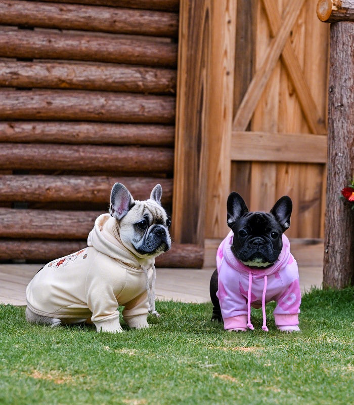 Frenchie Flower Power Hoodie