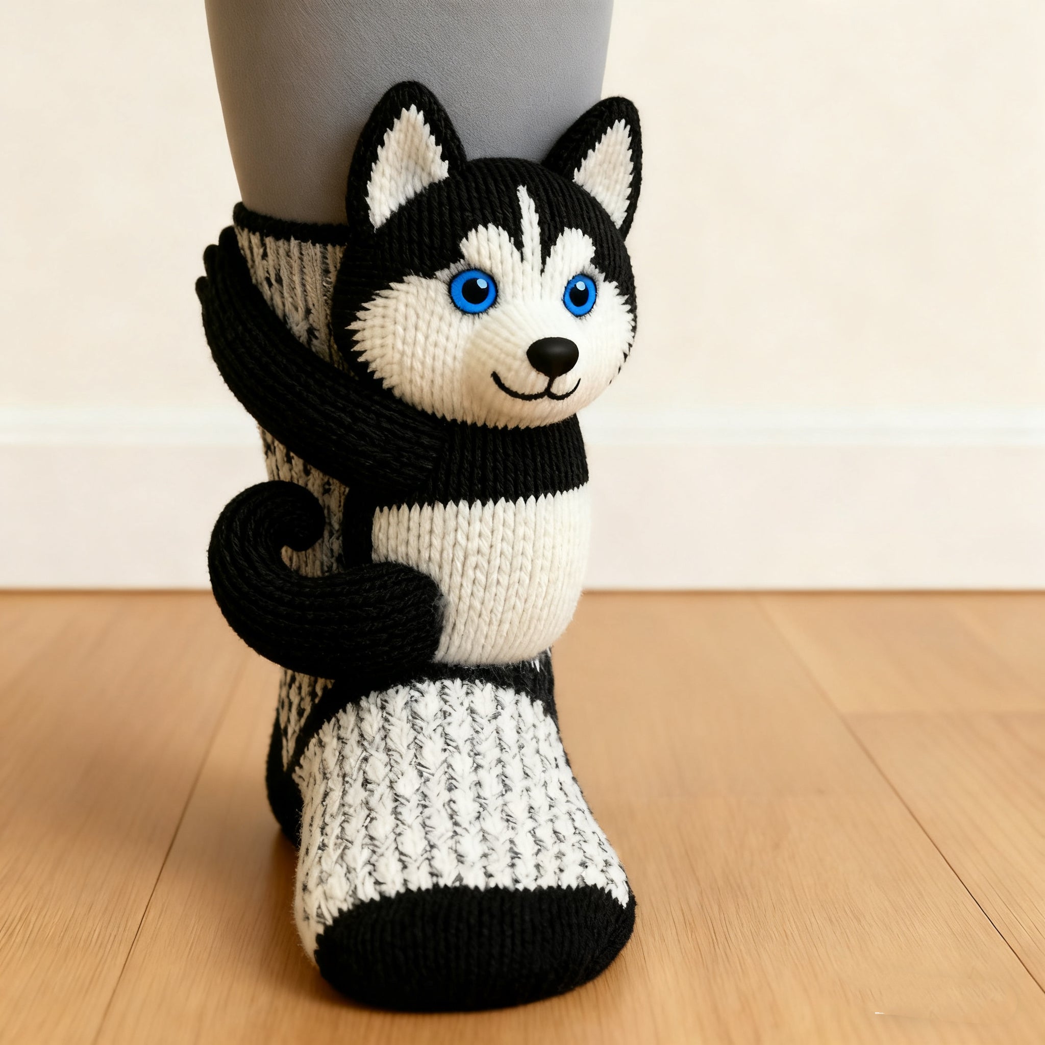 Christmas Socks - 3D Knit Dog Socks