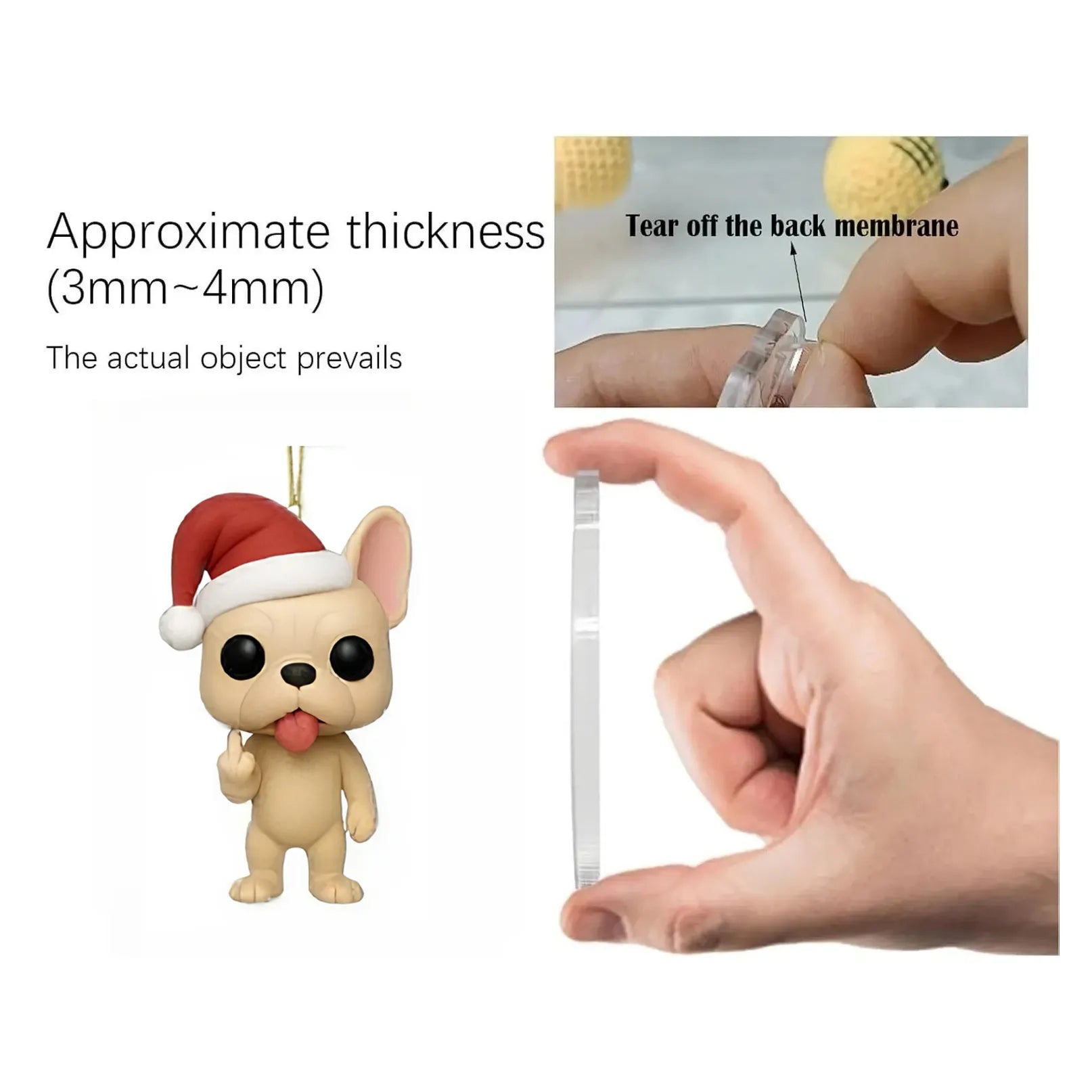 Funny French Bulldog Advent Calendar 2025 with 24 Unique Bulldog Surprises Every Day, Christmas Gift