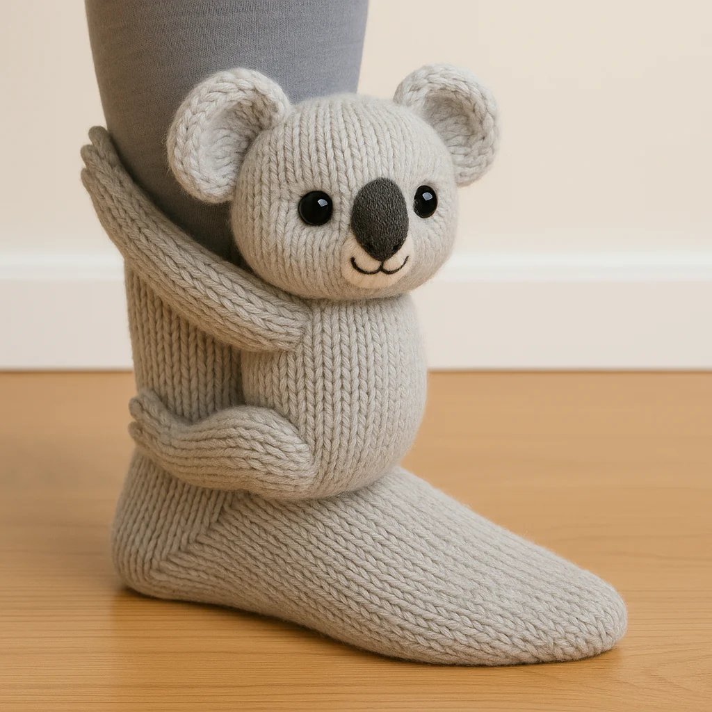 Christmas Socks - 3D Knit Animal Socks