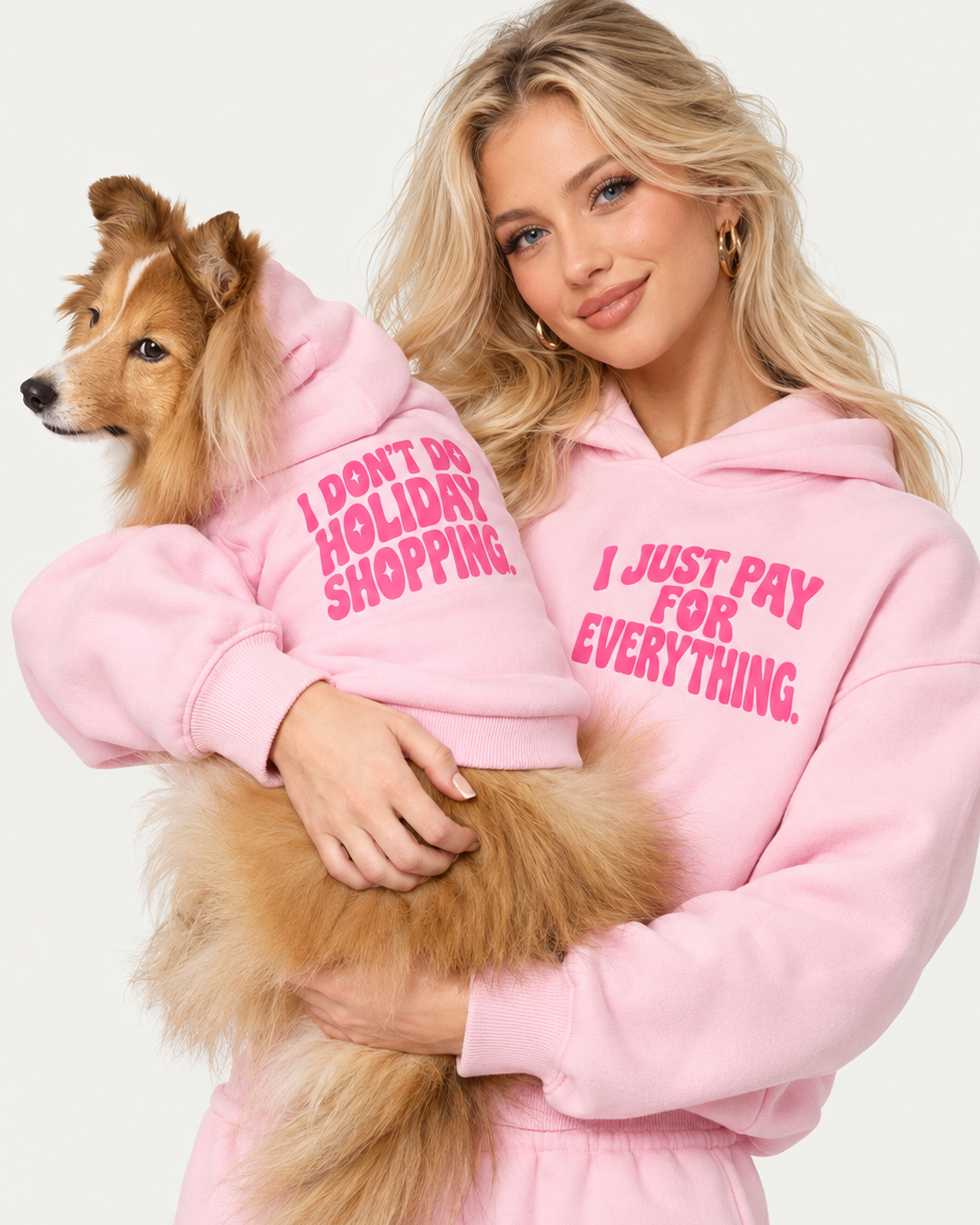 I Don't Do Holiday Shopping -Dog Sweatshirt