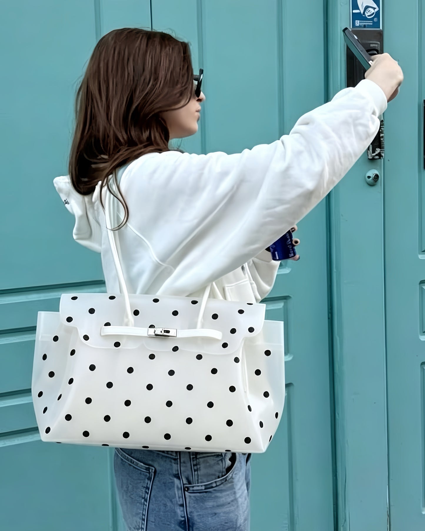Polka Dot jellyfirkin bag