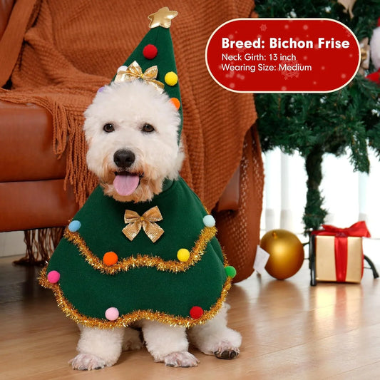 Puppy Christmas Cape Costume