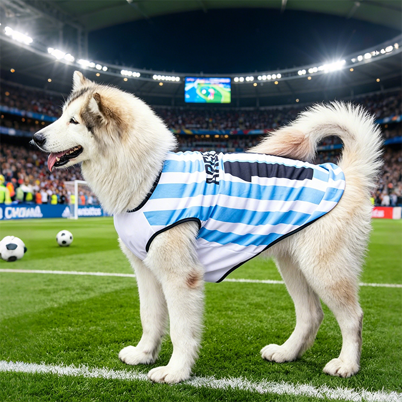 World Cup Dog Football Jersey Sports Soccer National Team Vest