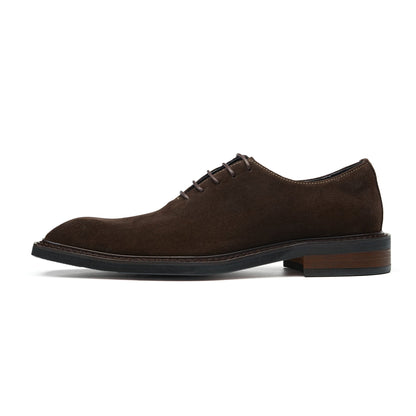 Men's Suede Oxford Shoes: Breathable Comfort & Artisanal Stitching Detailing