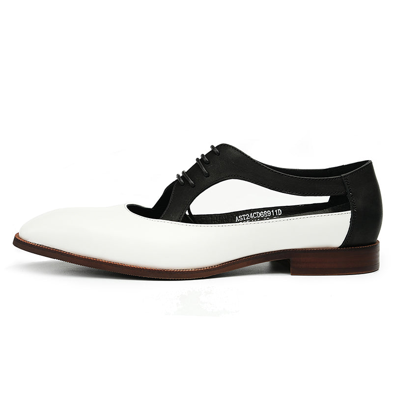 Men's Oxford Dress Shoes - Perforated Breathability & Timeless Polish