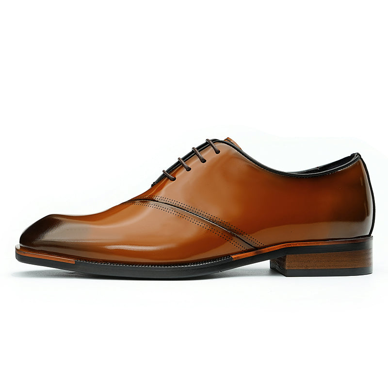 Men's Oxford Dress Shoes - Contrast Trim & Timeless Lacing