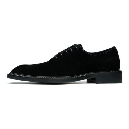 Men's Suede Oxford Shoes: Breathable Comfort & Artisanal Stitching Detailing