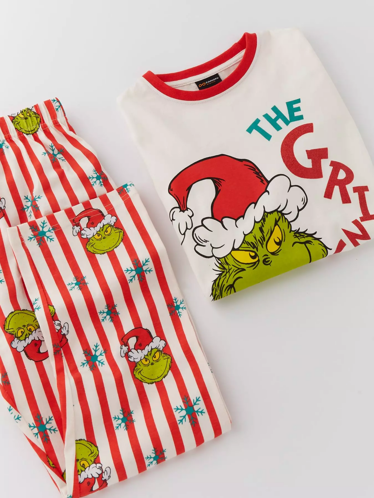 Festive Fusion-Family Matching Grinch Christmas Pajamas