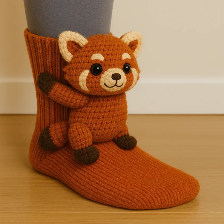 Christmas Socks - 3D Knit Animal Socks