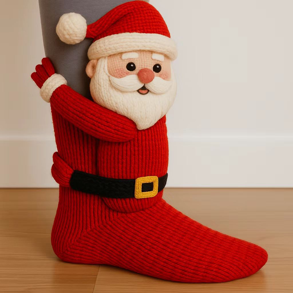 Christmas Socks - 3D Knit Animal Socks