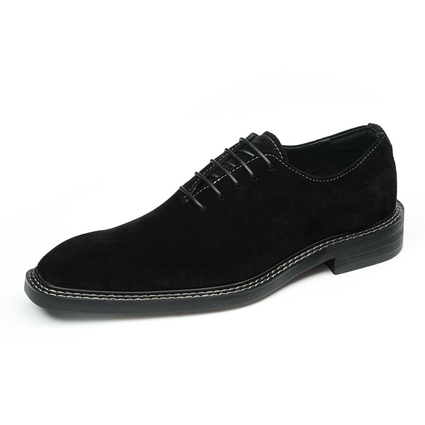Men's Suede Oxford Shoes: Breathable Comfort & Artisanal Stitching Detailing
