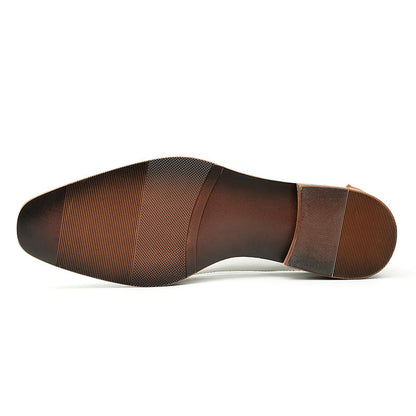 Men's Oxford Dress Shoes - Perforated Breathability & Timeless Polish