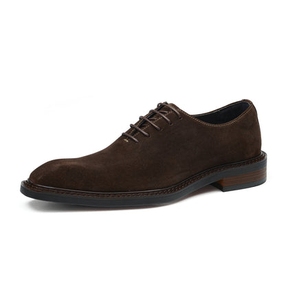 Men's Suede Oxford Shoes: Breathable Comfort & Artisanal Stitching Detailing