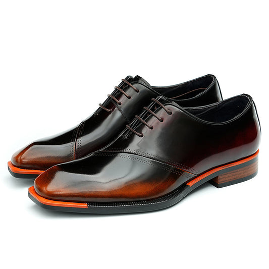 Men's Oxford Dress Shoes - Contrast Trim & Timeless Lacing