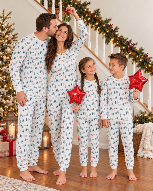 MEMORIES LEAFY-Family Christmas Pajamas