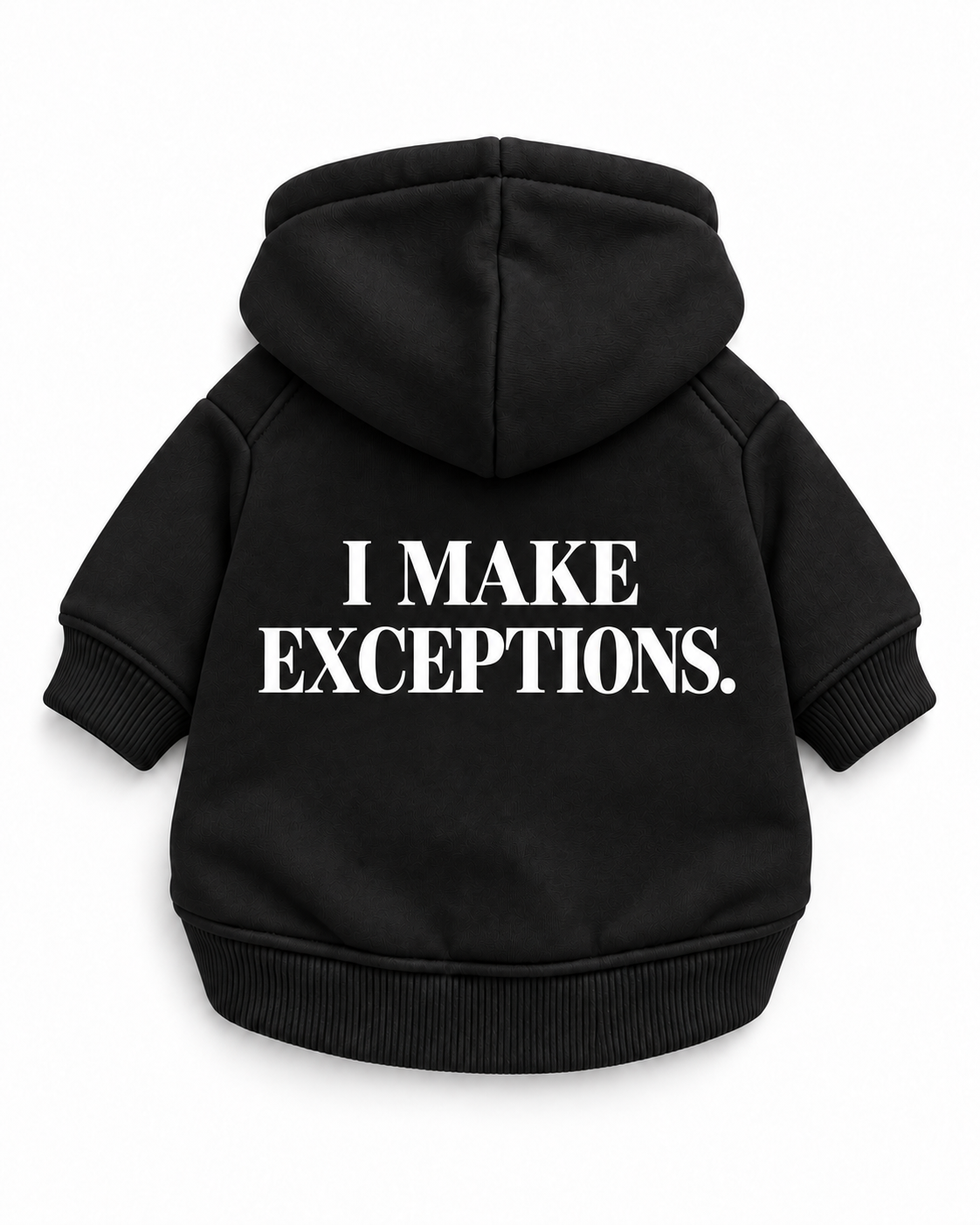 I MAKE THE RULES / I MAKE EXCEPTIONS Dog Hoodie
