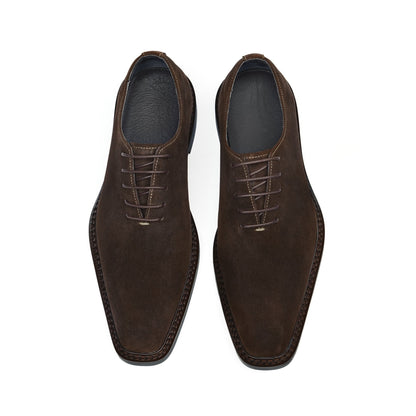 Men's Suede Oxford Shoes: Breathable Comfort & Artisanal Stitching Detailing