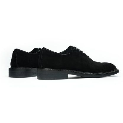 Men's Suede Oxford Shoes: Breathable Comfort & Artisanal Stitching Detailing