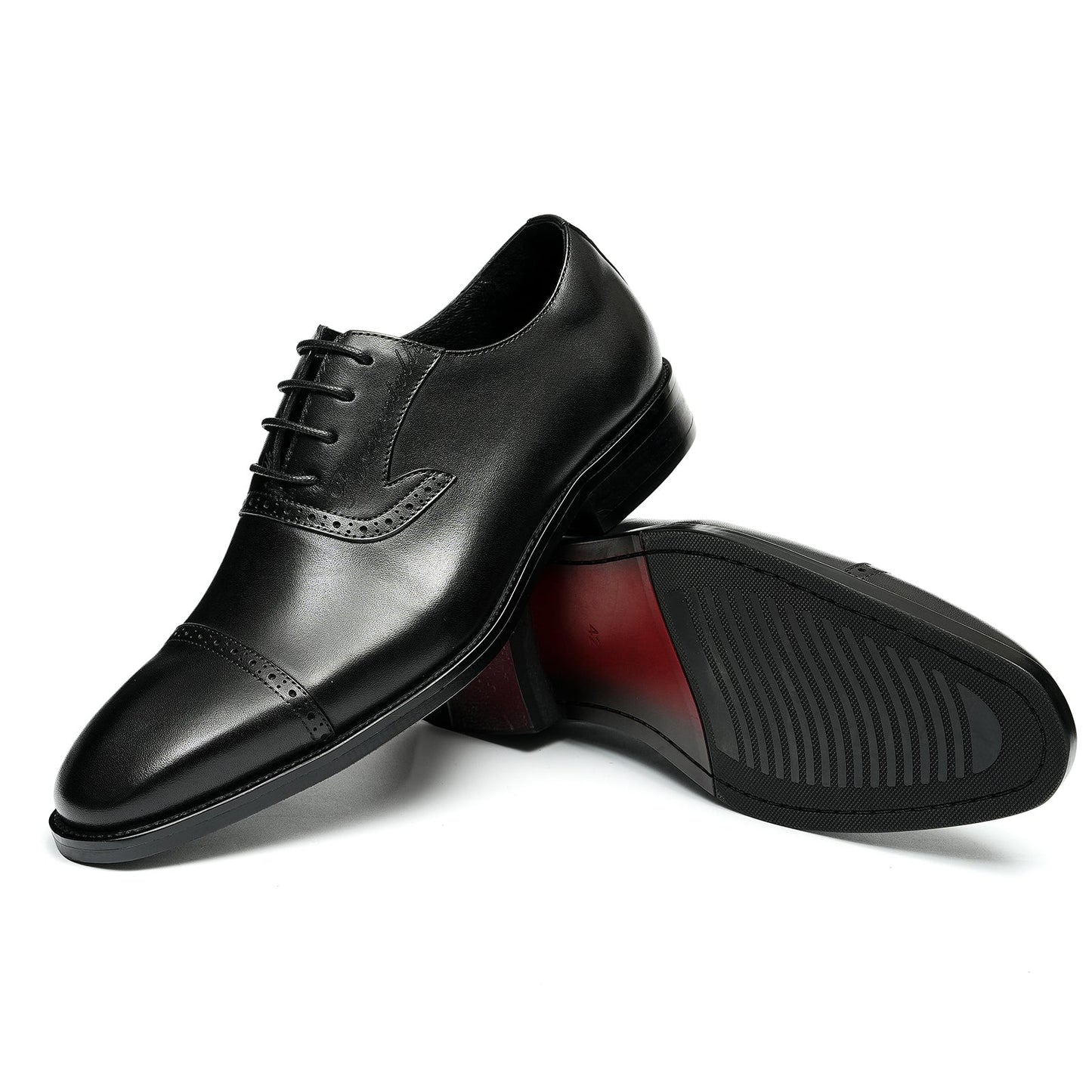 Men's Oxford Shoes - Triple-Panel Craftsmanship & Timeless Stitching