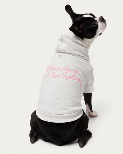 Dear Santa I Can Explain-Dog Sweatshirt