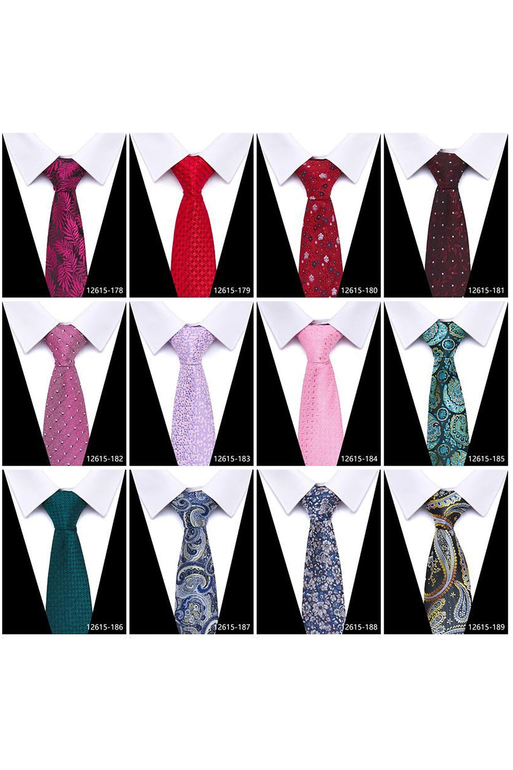 Men's Formal Navy Micro-Pattern Tie