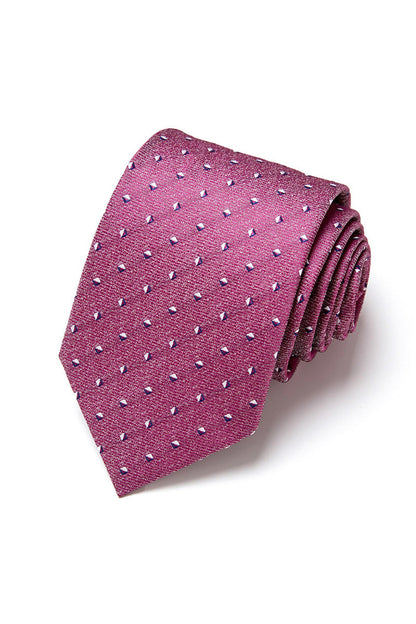 Men's Formal Navy Micro-Pattern Tie