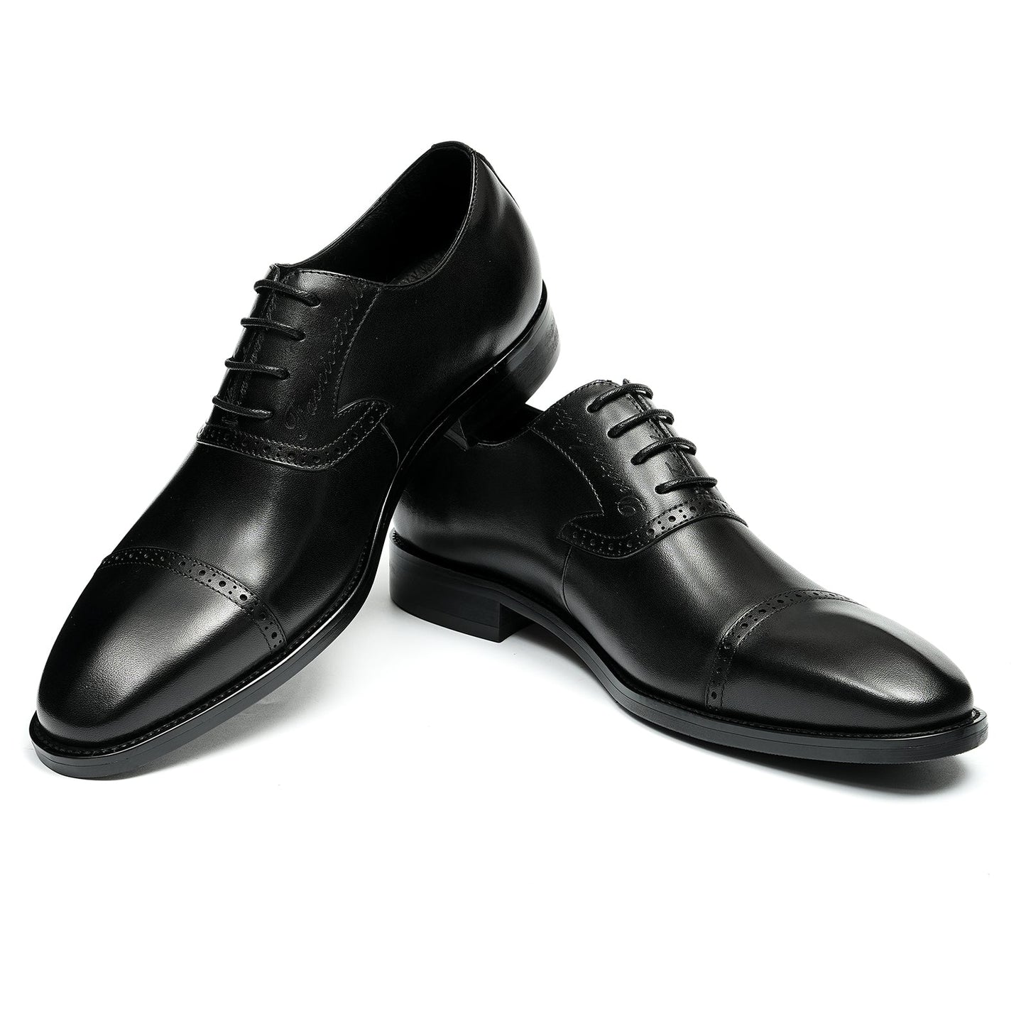 Men's Oxford Shoes - Triple-Panel Craftsmanship & Timeless Stitching