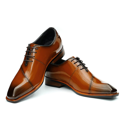 Men's Oxford Dress Shoes - Contrast Trim & Timeless Lacing