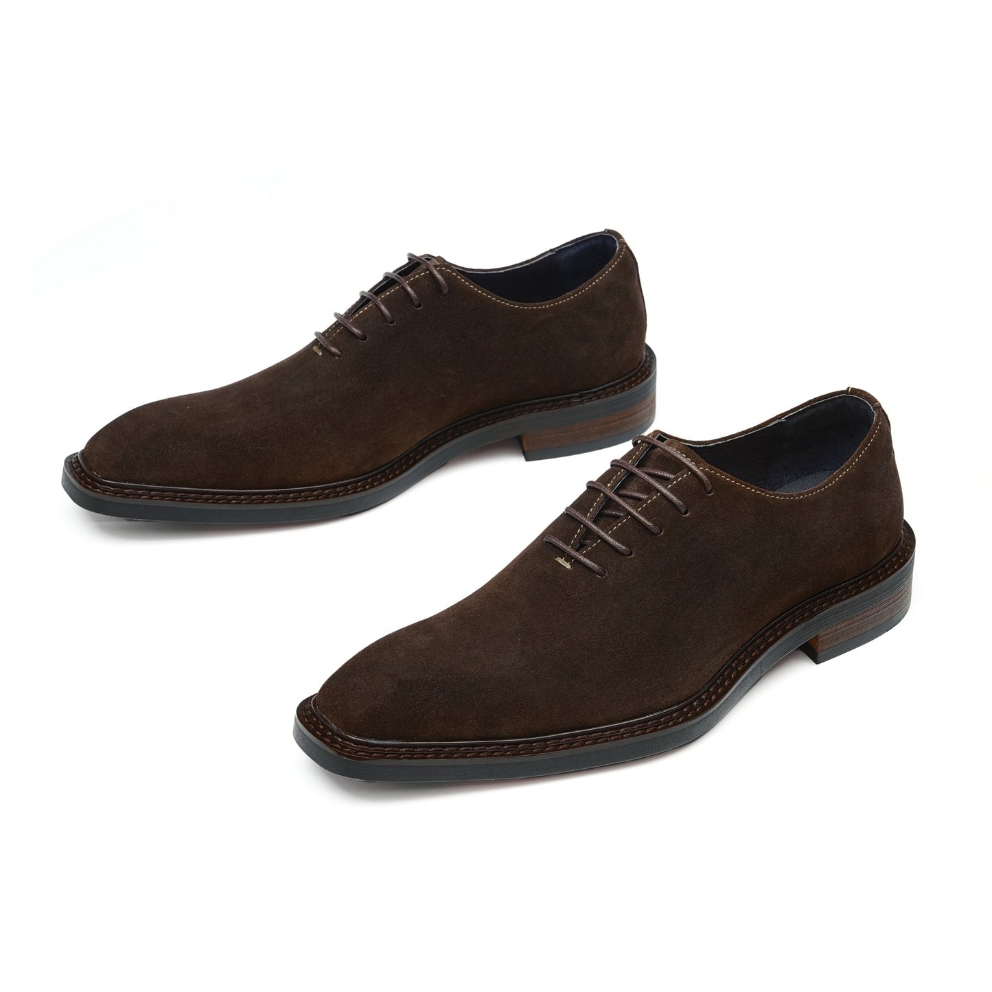 Men's Suede Oxford Shoes: Breathable Comfort & Artisanal Stitching Detailing