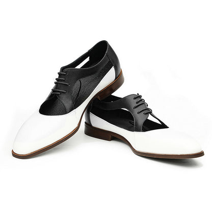 Men's Oxford Dress Shoes - Perforated Breathability & Timeless Polish