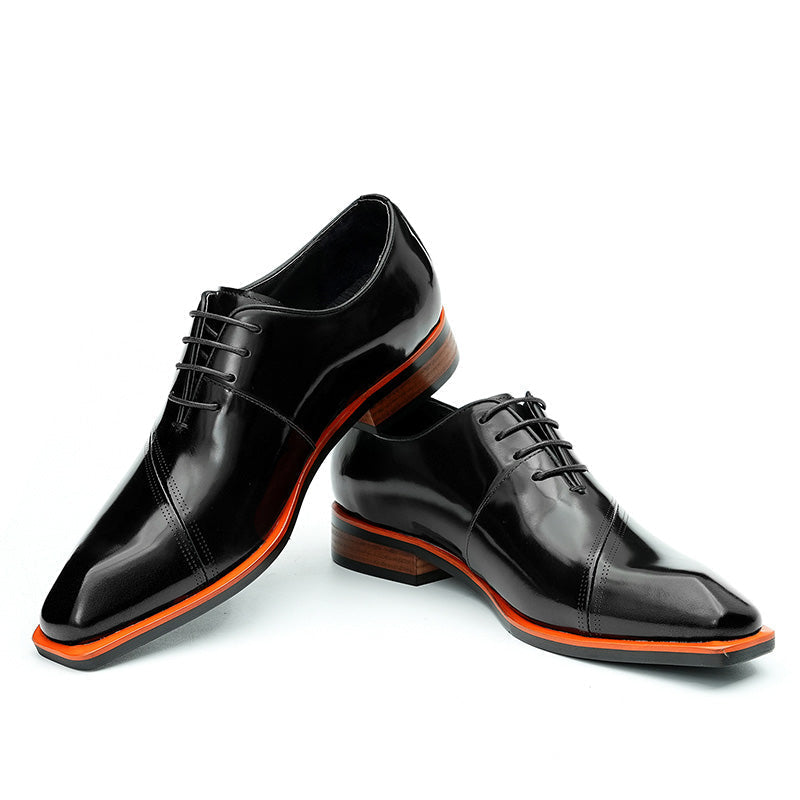 Men's Oxford Dress Shoes - Contrast Trim & Timeless Lacing