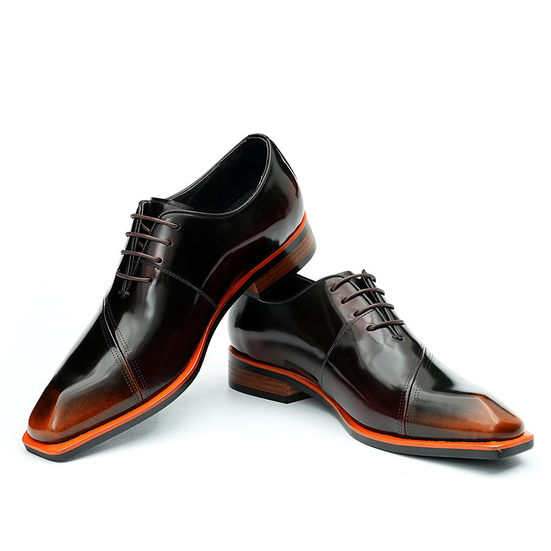 Men's Oxford Dress Shoes - Contrast Trim & Timeless Lacing