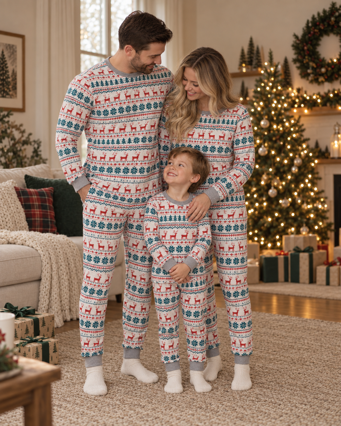 Snug Snow-Family Matching Christmas Pajamas