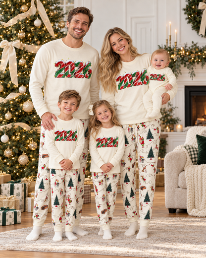 Mist Breeze -2026 Grinch Family Christmas Pajamas