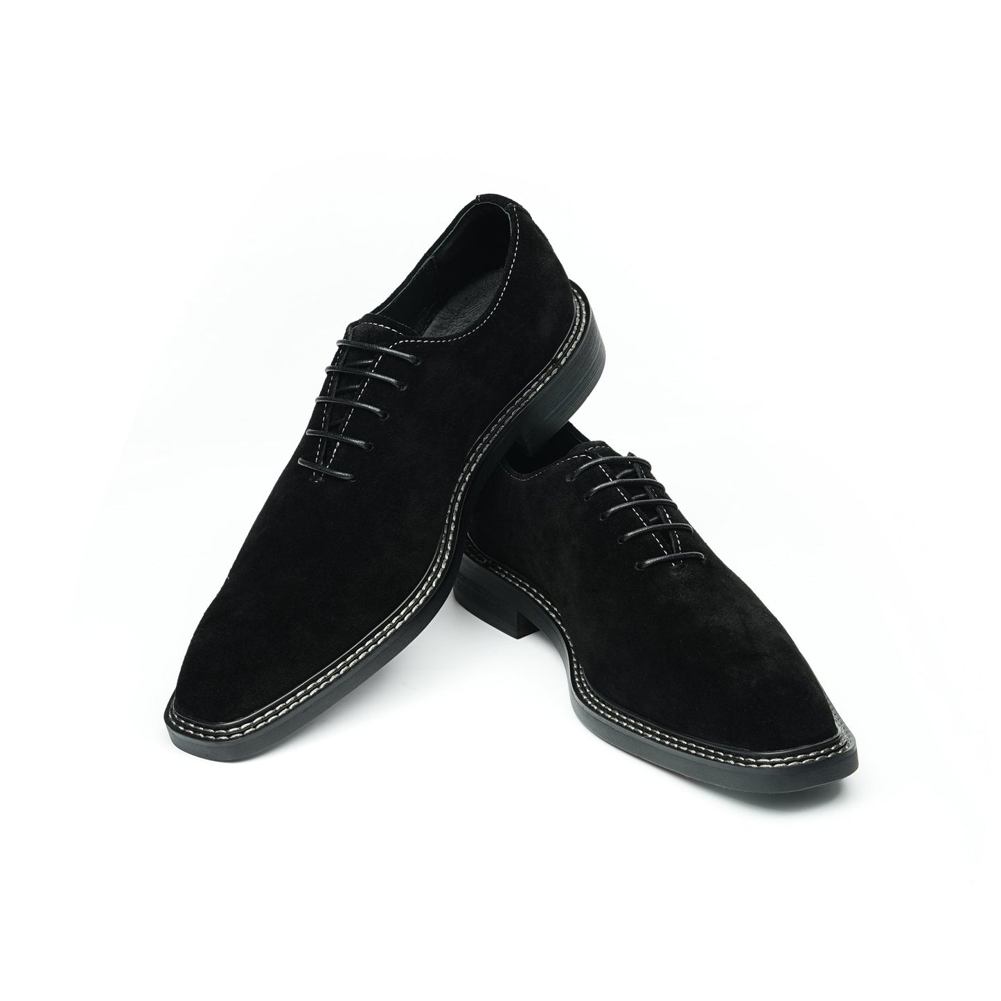Men's Suede Oxford Shoes: Breathable Comfort & Artisanal Stitching Detailing