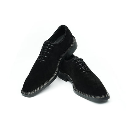 Men's Suede Oxford Shoes: Breathable Comfort & Artisanal Stitching Detailing