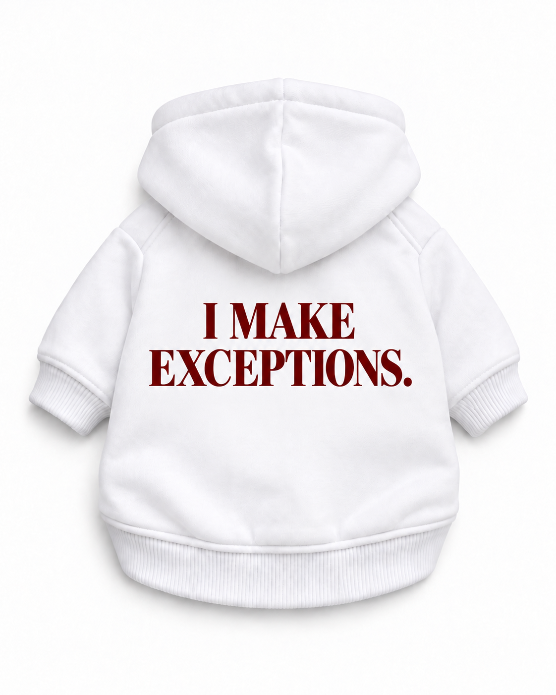 I MAKE THE RULES / I MAKE EXCEPTIONS Dog Hoodie