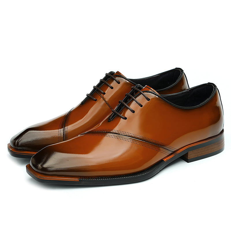 Men's Oxford Dress Shoes - Contrast Trim & Timeless Lacing