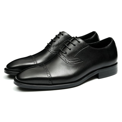 Men's Oxford Shoes - Triple-Panel Craftsmanship & Timeless Stitching