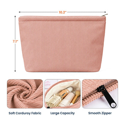 Personalized Corduroy Makeup Bag