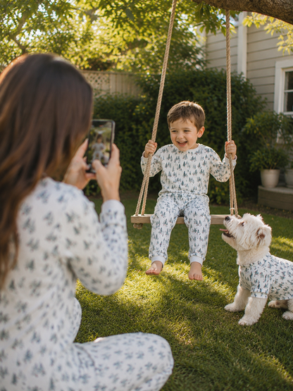 Holiday Grove-Family Matching Christmas Cardigan Pajamas