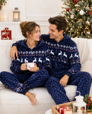 Blue Christmas Onesie-Family Matching Christmas Pajamas
