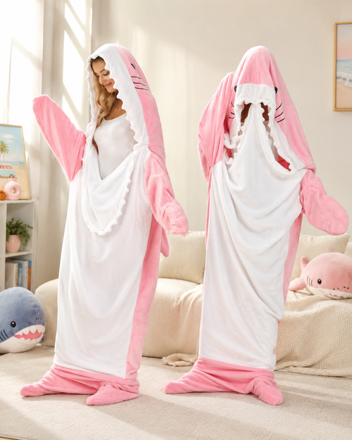Shark Hoodie Blanket