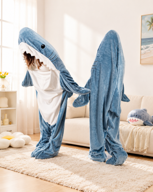 Shark Hoodie Blanket