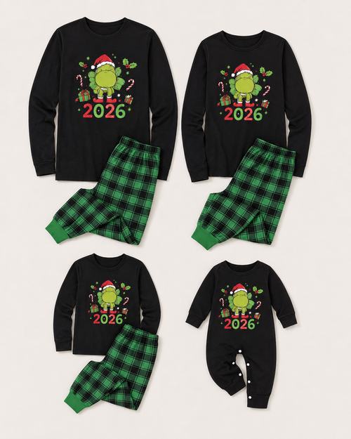 2026 Merry Mischief Family Matching Christmas Pajamas Set