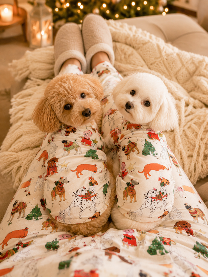 Merry Pups-Family Matching Christmas Pajamas