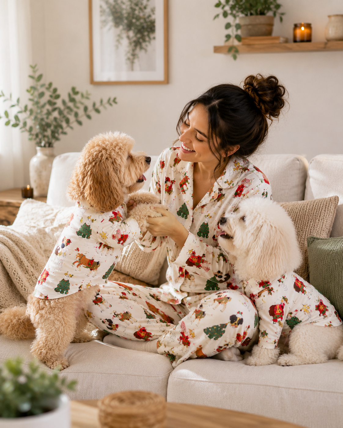 Merry Pups-Family Matching Christmas Pajamas