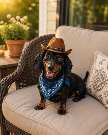 Adjustable Cowboy Hat for Dogs & Cats